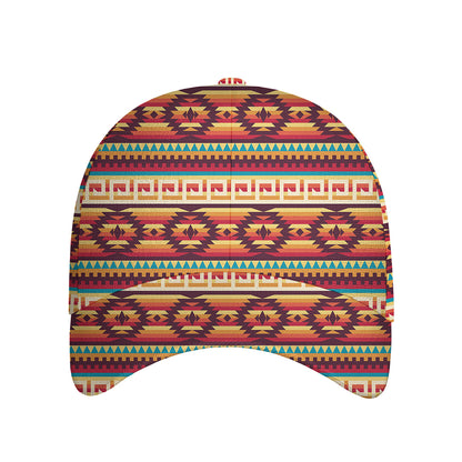 Native Inspired Pattern Print Baseball Cap