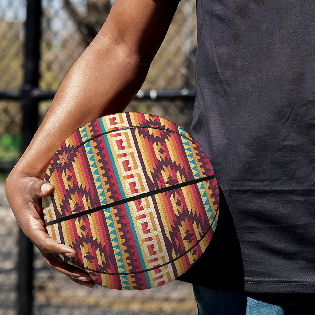Native Inspired Pattern Print Basketball