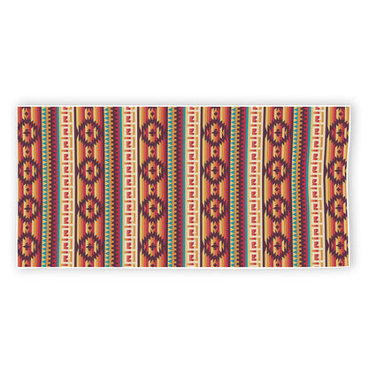 Native Inspired Pattern Print Beach Towel