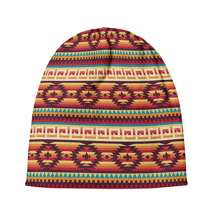 Native Inspired Pattern Print Beanie