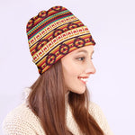 Native Inspired Pattern Print Beanie