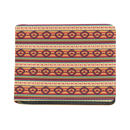 Native Inspired Pattern Print Bifold Wallet