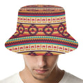 Native Inspired Pattern Print Bucket Hat