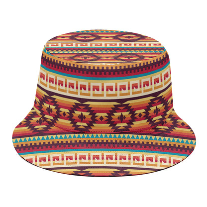 Native Inspired Pattern Print Bucket Hat