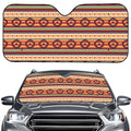 Native Inspired Pattern Print Car Windshield Sun Shade