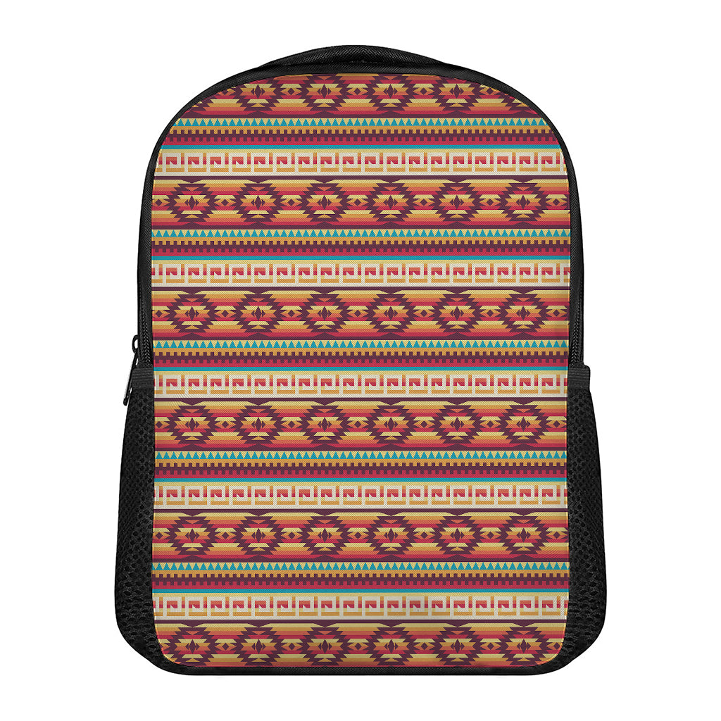 Native Inspired Pattern Print Casual Backpack