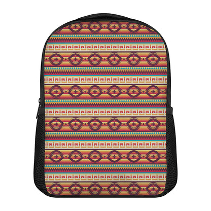 Native Inspired Pattern Print Casual Backpack