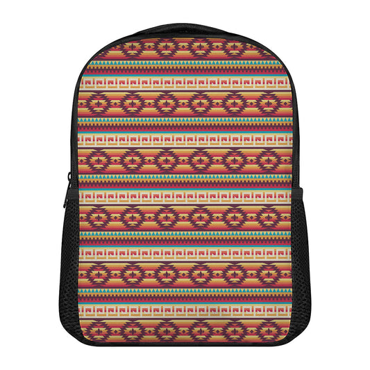 Native Inspired Pattern Print Casual Backpack