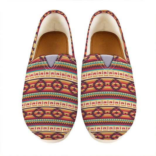 Native Inspired Pattern Print Casual Shoes