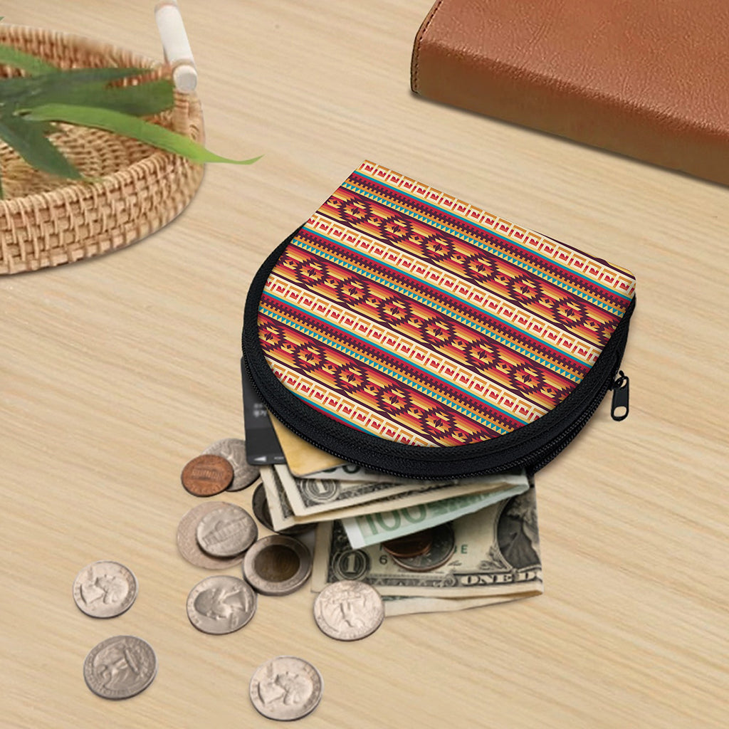Native Inspired Pattern Print Coin Purse