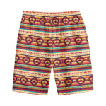 Native Inspired Pattern Print Cotton Shorts