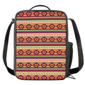 Native Inspired Pattern Print Crossbody Lunch Bag