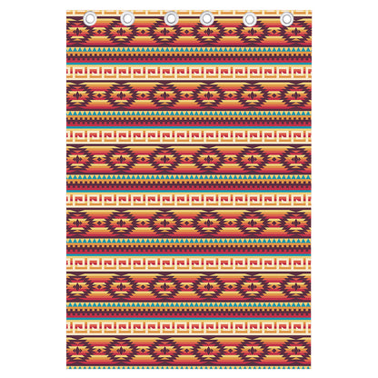 Native Inspired Pattern Print Curtain