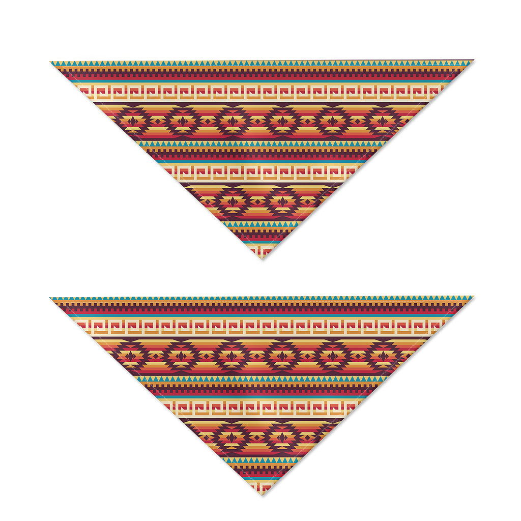 Native Inspired Pattern Print Dog Bandana