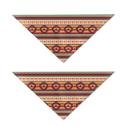 Native Inspired Pattern Print Dog Bandana