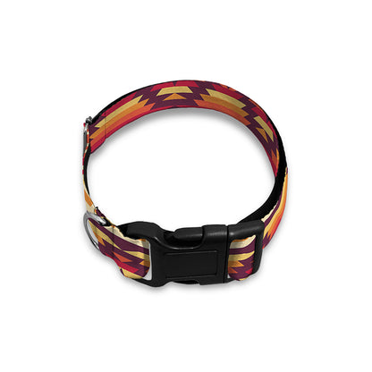 Native Inspired Pattern Print Dog Collar
