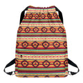 Native Inspired Pattern Print Drawstring Backpack