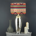 Native Inspired Pattern Print Drum Lamp Shade