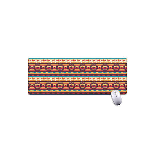 Native Inspired Pattern Print Extended Mouse Pad