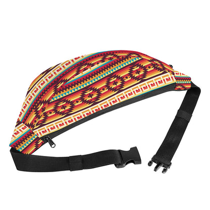 Native Inspired Pattern Print Fanny Pack