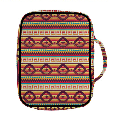 Native Inspired Pattern Print Front Pocket Bible Bag