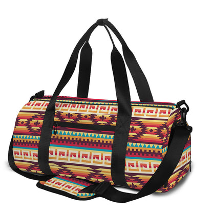 Native Inspired Pattern Print Gym Bag