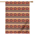 Native Inspired Pattern Print House Flag