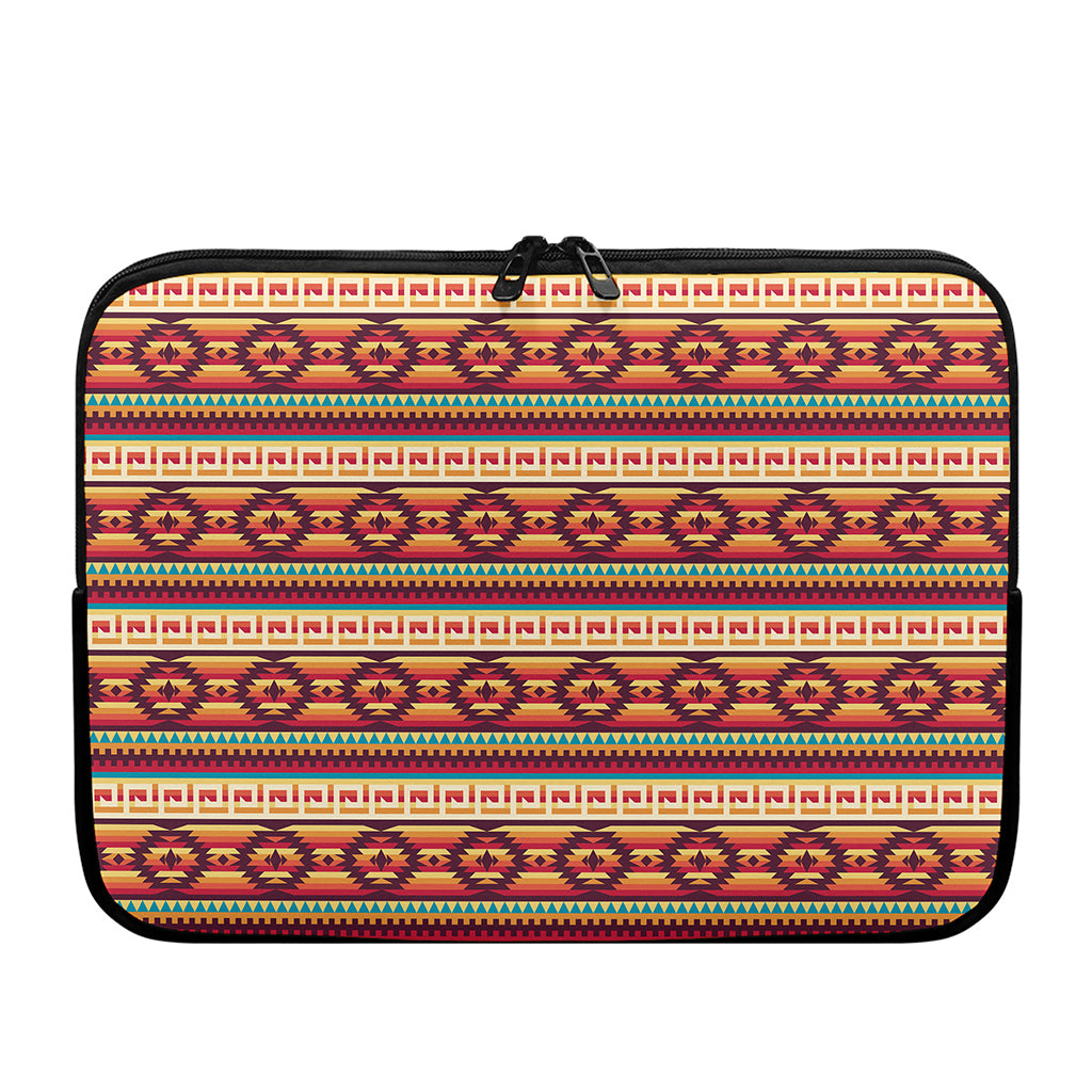Native Inspired Pattern Print Laptop Sleeve