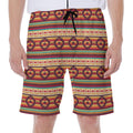 Native Inspired Pattern Print Men's Beach Shorts
