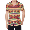 Native Inspired Pattern Print Men's Shirt