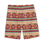 Native Inspired Pattern Print Men's Sports Shorts