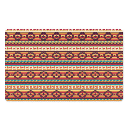 Native Inspired Pattern Print Polyester Doormat