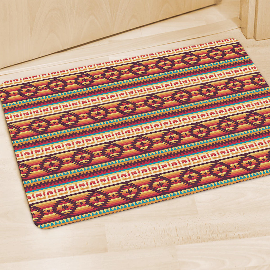 Native Inspired Pattern Print Polyester Doormat