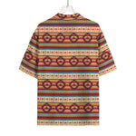 Native Inspired Pattern Print Rayon Hawaiian Shirt