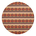 Native Inspired Pattern Print Round Blanket