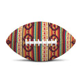 Native Inspired Pattern Print Rugby Ball