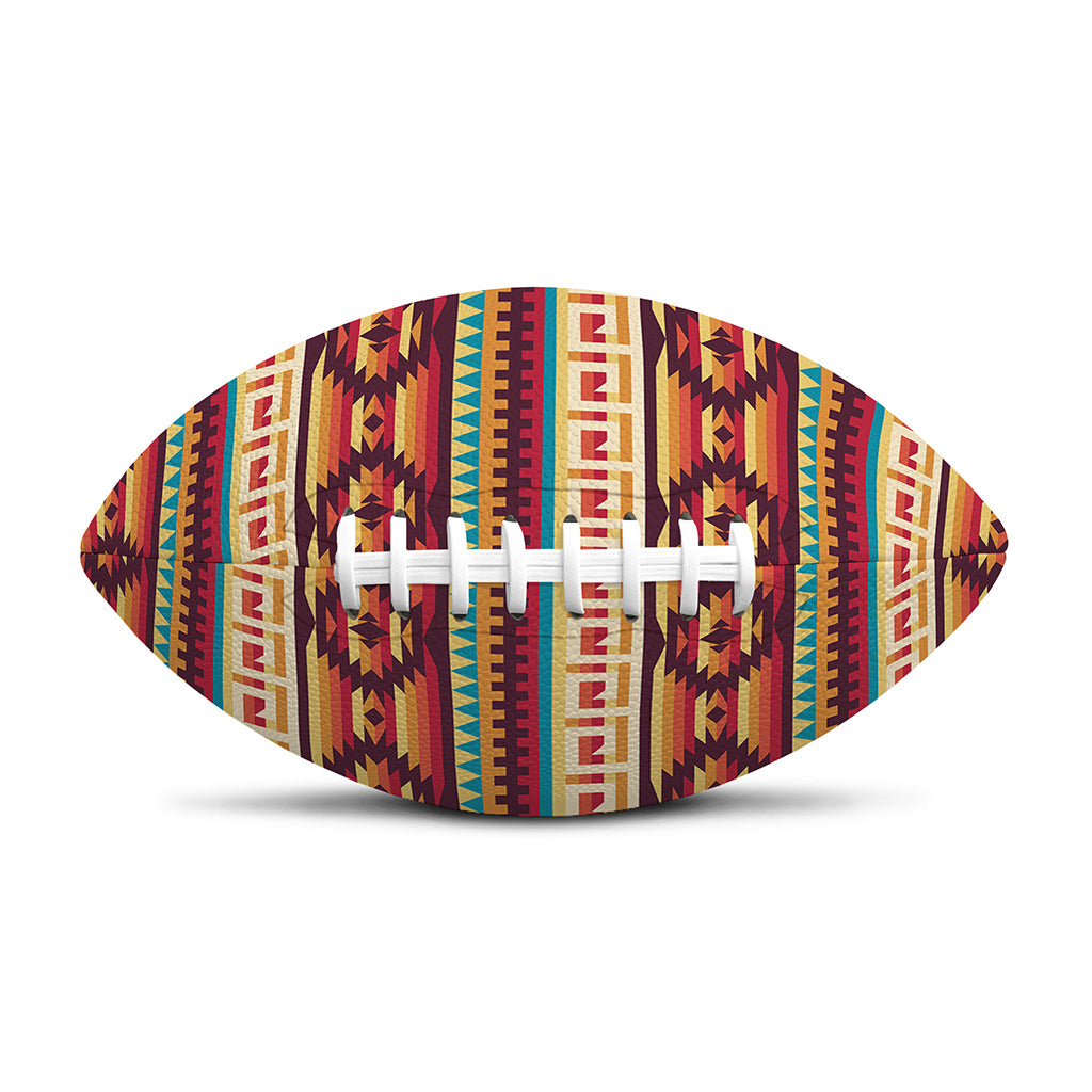 Native Inspired Pattern Print Rugby Ball