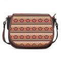Native Inspired Pattern Print Saddle Bag