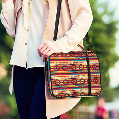 Native Inspired Pattern Print Shoulder Strap Bible Bag