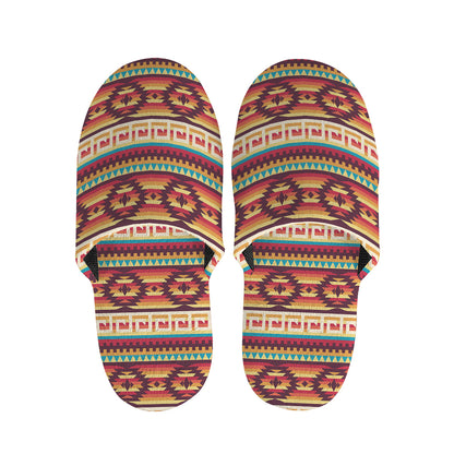 Native Inspired Pattern Print Slippers