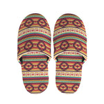Native Inspired Pattern Print Slippers