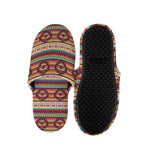 Native Inspired Pattern Print Slippers