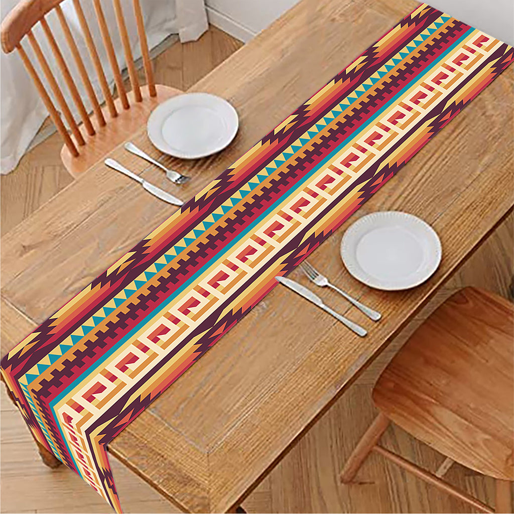 Native Inspired Pattern Print Table Runner