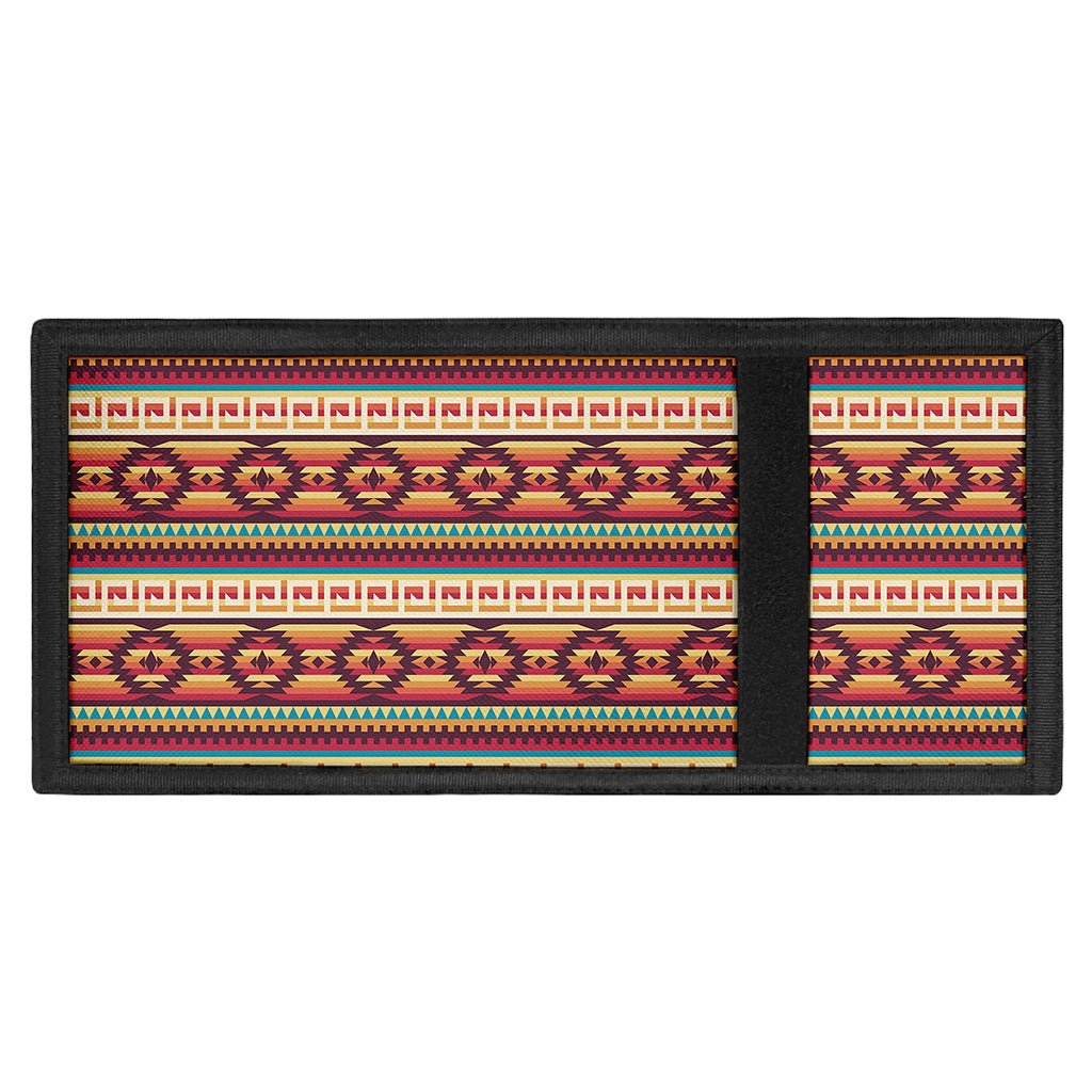 Native Inspired Pattern Print Trifold Wallet