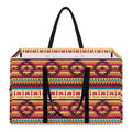 Native Inspired Pattern Print Utility Tote Bag