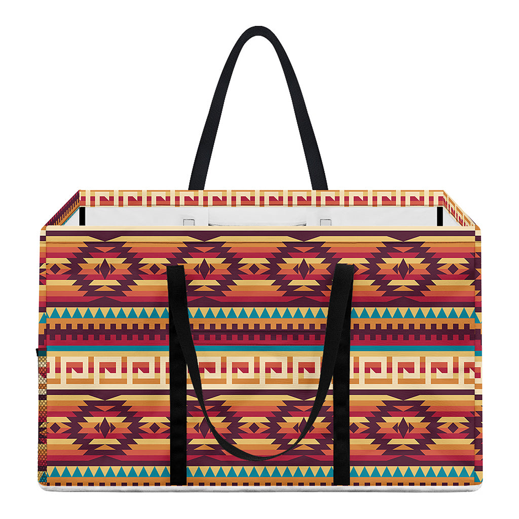 Native Inspired Pattern Print Utility Tote Bag