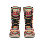 Native Inspired Pattern Print Winter Boots
