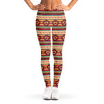 Native Inspired Pattern Print Women's Leggings