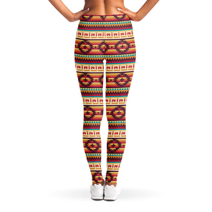 Native Inspired Pattern Print Women's Leggings