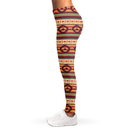 Native Inspired Pattern Print Women's Leggings